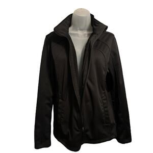 Xersion Jacket Size L Solid Black